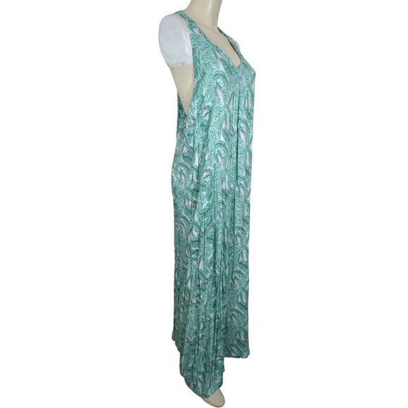 Bob Timberlake sleeveless summer Tropical Maxi dress size XL tall - Picture 6 of 16